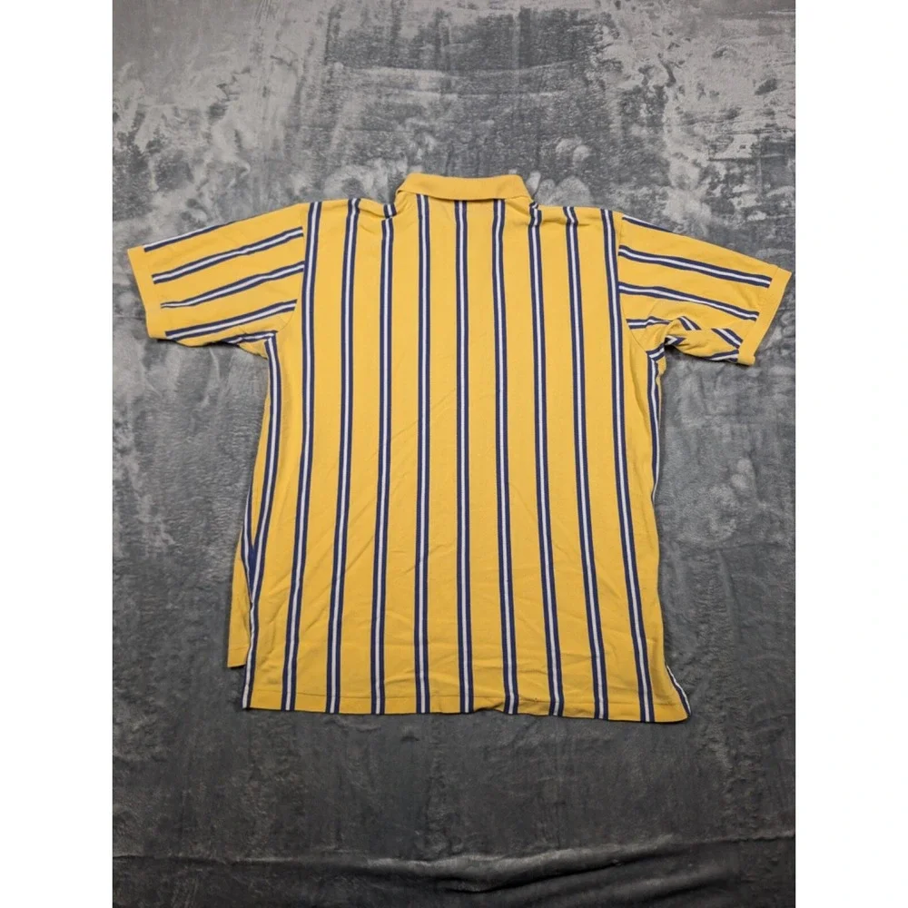 Vtg Polo Ralph Lauren Mesh Pique Polo Shirt Sz XL Stripes Prep Classic